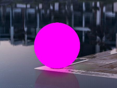Плавающий шар Moonlight 50 см RGB Accum