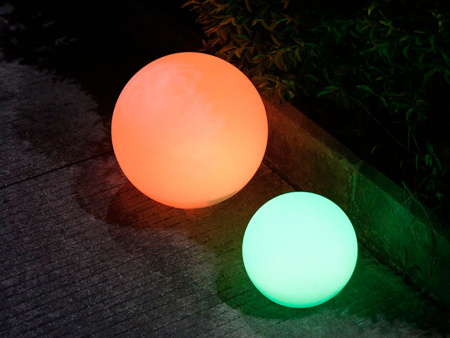 Светящийся LED шар Moonlight 20 см RGB Accum
