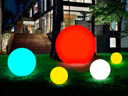 Уличный шар-светильник Moonlight 200 см 220 V RGB