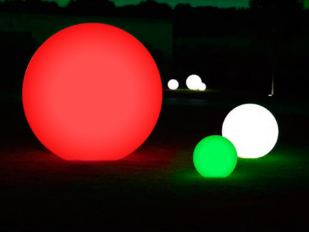 Светящийся LED шар Moonlight 80 см RGB Accum