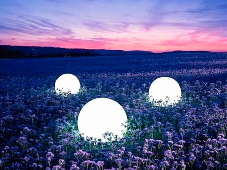 Светящийся LED шар Moonlight 50 см RGB Accum