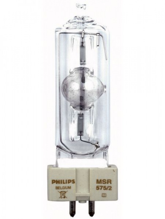 PHILIPS MSR 575/2  металлогалогенная лампа, 575W, ртутная, цоколь Gx 9.5, 5600 K, ресурс 750 ч. 